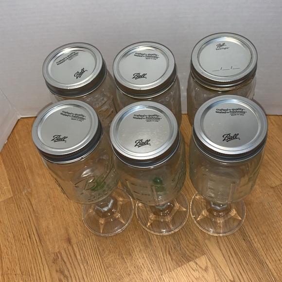 Red Neck Mason jar wine glasses - Picture 2 of 5